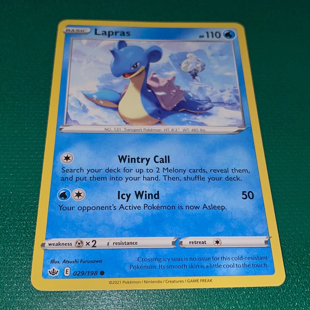 Lapras Pokémon Card